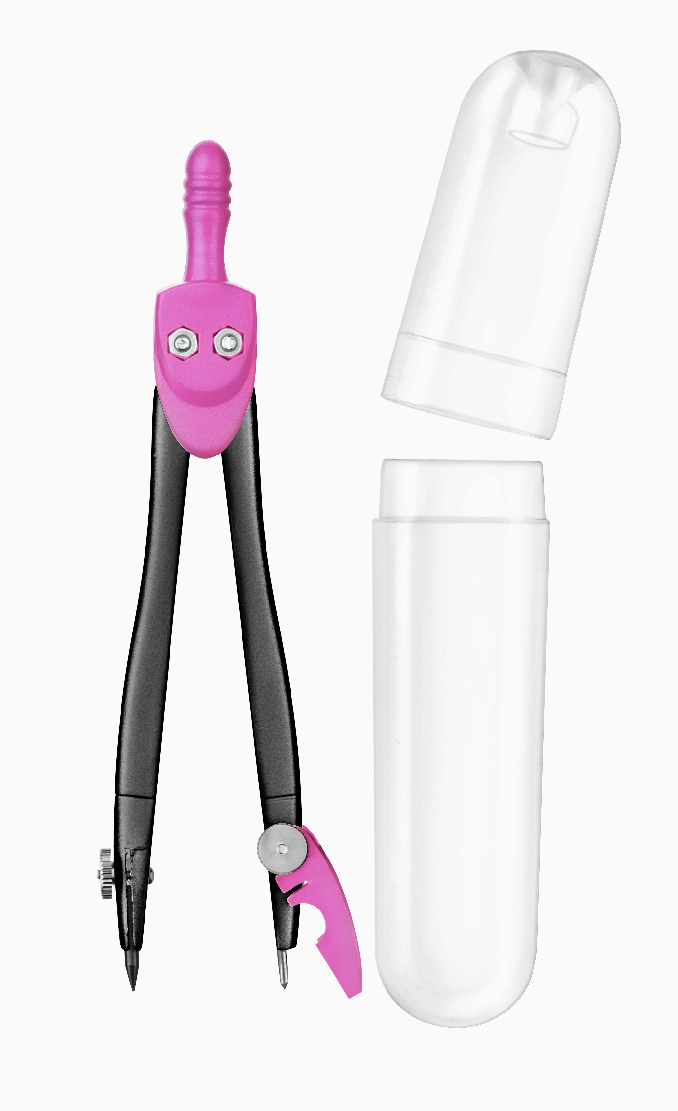 WONDAY Compas métal spécial trousse avec étui