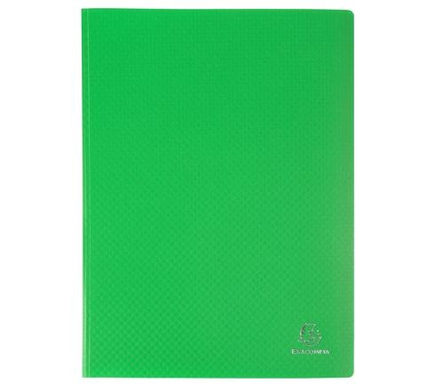 EXACOMPTA Protège-documents en polypropylène 5/10e OPAK pochettes Cristal 120 vues - A4 